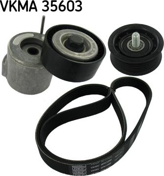 SKF VKMA 35603 - Поликлиновий ремінний комплект autozip.com.ua