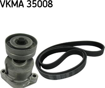 SKF VKMA 35008 - Поликлиновий ремінний комплект autozip.com.ua