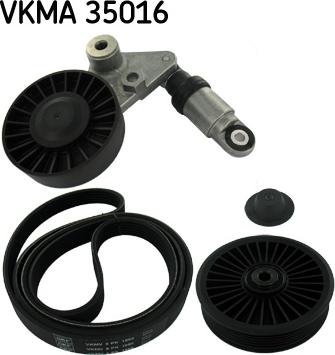 SKF VKMA 35016 - Поликлиновий ремінний комплект autozip.com.ua