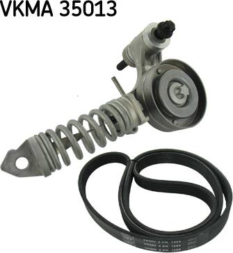 SKF VKMA 35013 - Поликлиновий ремінний комплект autozip.com.ua