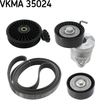 SKF VKMA 35024 - Поликлиновий ремінний комплект autozip.com.ua