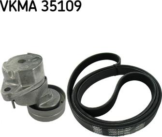 SKF VKMA 35109 - Поликлиновий ремінний комплект autozip.com.ua