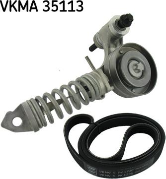 SKF VKMA 35113 - Поликлиновий ремінний комплект autozip.com.ua