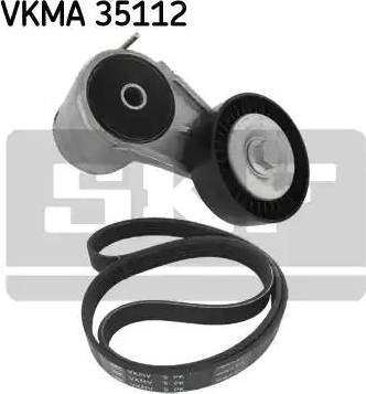 SKF VKMA 35112 - Поликлиновий ремінний комплект autozip.com.ua