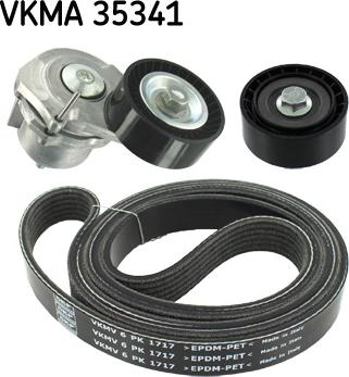 SKF VKMA 35341 - Поликлиновий ремінний комплект autozip.com.ua