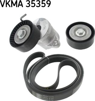 SKF VKMA 35359 - Поликлиновий ремінний комплект autozip.com.ua