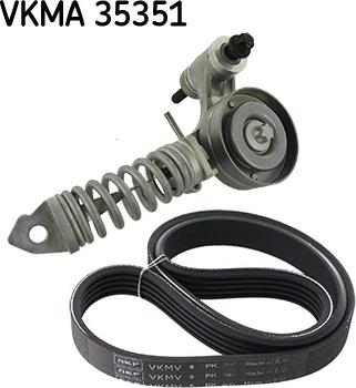 SKF VKMA 35351 - Поликлиновий ремінний комплект autozip.com.ua