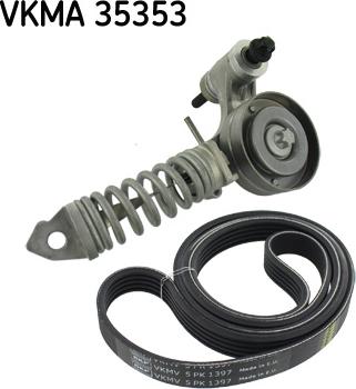 SKF VKMA 35353 - Поликлиновий ремінний комплект autozip.com.ua