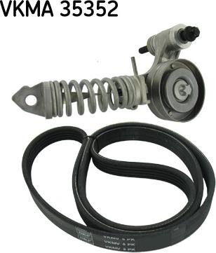 SKF VKMA 35352 - Поликлиновий ремінний комплект autozip.com.ua