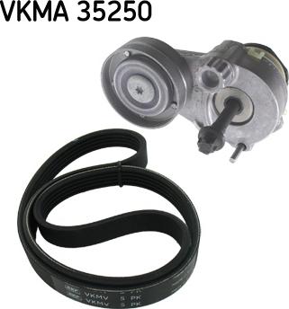 SKF VKMA 35250 - Поликлиновий ремінний комплект autozip.com.ua