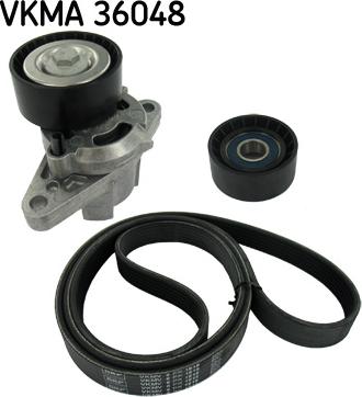 SKF VKMA 36048 - Поликлиновий ремінний комплект autozip.com.ua