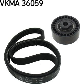 SKF VKMA 36059 - Поликлиновий ремінний комплект autozip.com.ua