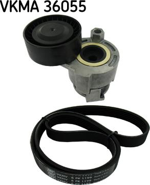 SKF VKMA 36055 - Поликлиновий ремінний комплект autozip.com.ua