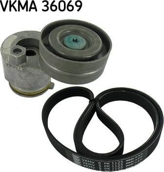 SKF VKMA 36069 - Поликлиновий ремінний комплект autozip.com.ua