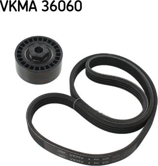 SKF VKMA 36060 - Поликлиновий ремінний комплект autozip.com.ua