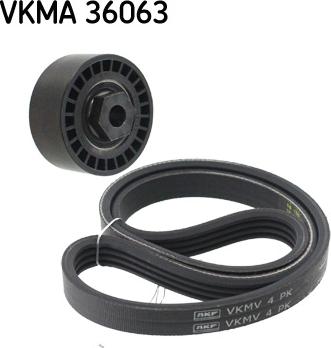 SKF VKMA 36063 - Поликлиновий ремінний комплект autozip.com.ua