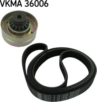 SKF VKMA 36006 - Поликлиновий ремінний комплект autozip.com.ua
