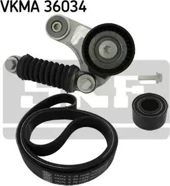 SKF VKMA 36034 - Поликлиновий ремінний комплект autozip.com.ua