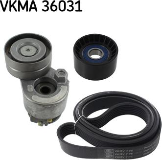 SKF VKMA 36031 - Поликлиновий ремінний комплект autozip.com.ua