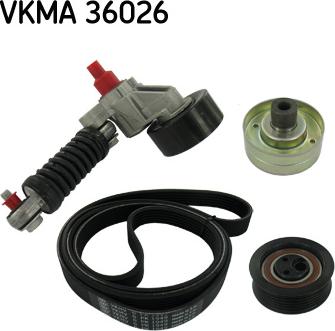 SKF VKMA 36026 - Поликлиновий ремінний комплект autozip.com.ua