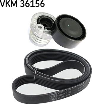 SKF VKMA 36156 - Поликлиновий ремінний комплект autozip.com.ua