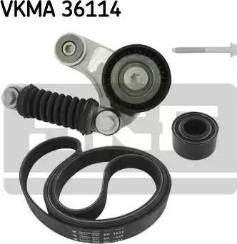SKF VKMA 36114 - Поликлиновий ремінний комплект autozip.com.ua