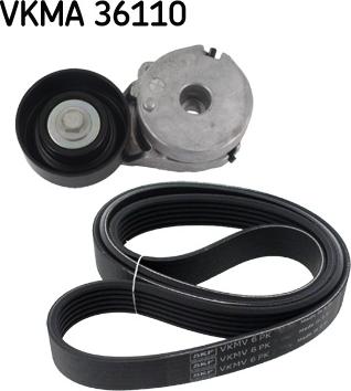 SKF VKMA 36110 - Поликлиновий ремінний комплект autozip.com.ua