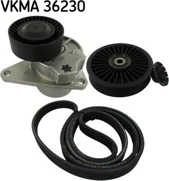 SKF VKMA 36230 - Поликлиновий ремінний комплект autozip.com.ua