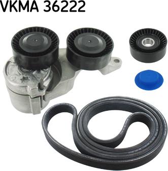 SKF VKMA 36222 - Поликлиновий ремінний комплект autozip.com.ua