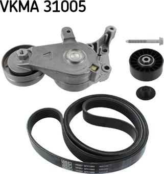 SKF VKMA 31005 - Поликлиновий ремінний комплект autozip.com.ua