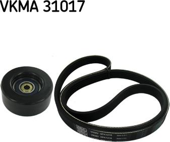SKF VKMA 31017 - Поликлиновий ремінний комплект autozip.com.ua