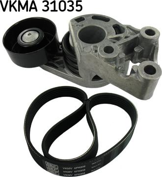 SKF VKMA 31035 - Поликлиновий ремінний комплект autozip.com.ua