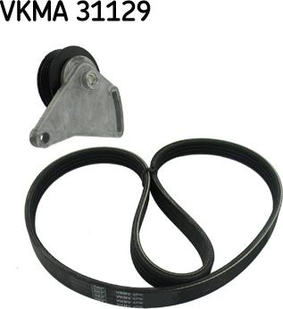 SKF VKMA 31129 - Поликлиновий ремінний комплект autozip.com.ua