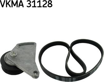 SKF VKMA 31128 - Поликлиновий ремінний комплект autozip.com.ua