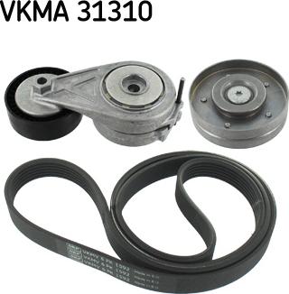 SKF VKMA 31310 - Поликлиновий ремінний комплект autozip.com.ua