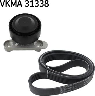 SKF VKMA 31338 - Поликлиновий ремінний комплект autozip.com.ua