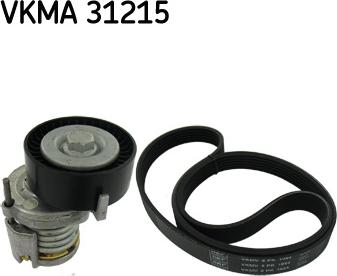 SKF VKMA 31215 - Поликлиновий ремінний комплект autozip.com.ua
