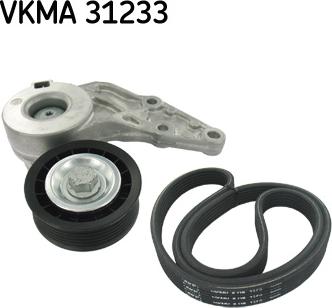 SKF VKMA 31233 - Поликлиновий ремінний комплект autozip.com.ua