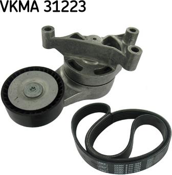 SKF VKMA 31223 - Поликлиновий ремінний комплект autozip.com.ua
