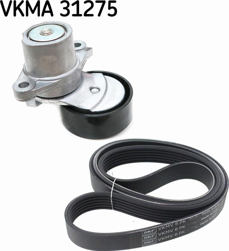 SKF VKMA 31275 - Поликлиновий ремінний комплект autozip.com.ua
