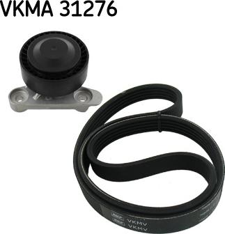 SKF VKMA 31276 - Комплект ременів поліклинових Вир-во SKF autozip.com.ua