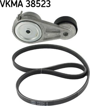 SKF VKMA 38523 - Поликлиновий ремінний комплект autozip.com.ua