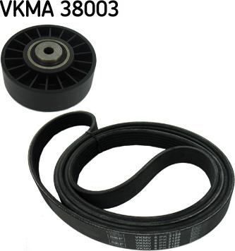 SKF VKMA 38003 - Поликлиновий ремінний комплект autozip.com.ua