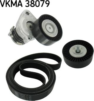 SKF VKMA 38079 - Поликлиновий ремінний комплект autozip.com.ua