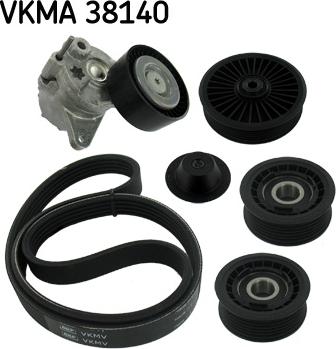 SKF VKMA 38140 - Поликлиновий ремінний комплект autozip.com.ua