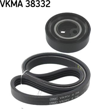 SKF VKMA 38332 - Поликлиновий ремінний комплект autozip.com.ua