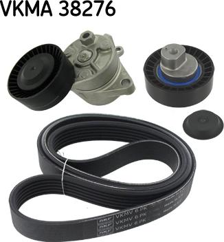 SKF VKMA 38276 - Поликлиновий ремінний комплект autozip.com.ua