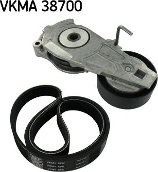 SKF VKMA 38700 - Поликлиновий ремінний комплект autozip.com.ua