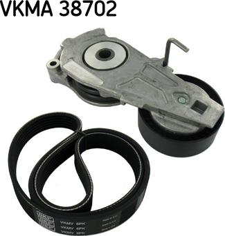 SKF VKMA 38702 - Поликлиновий ремінний комплект autozip.com.ua