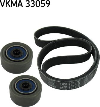 SKF VKMA 33059 - Поликлиновий ремінний комплект autozip.com.ua